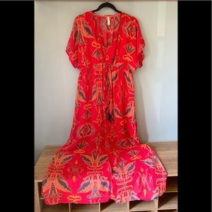 Xhilaration Boho Flowy Maxi Dress size medium